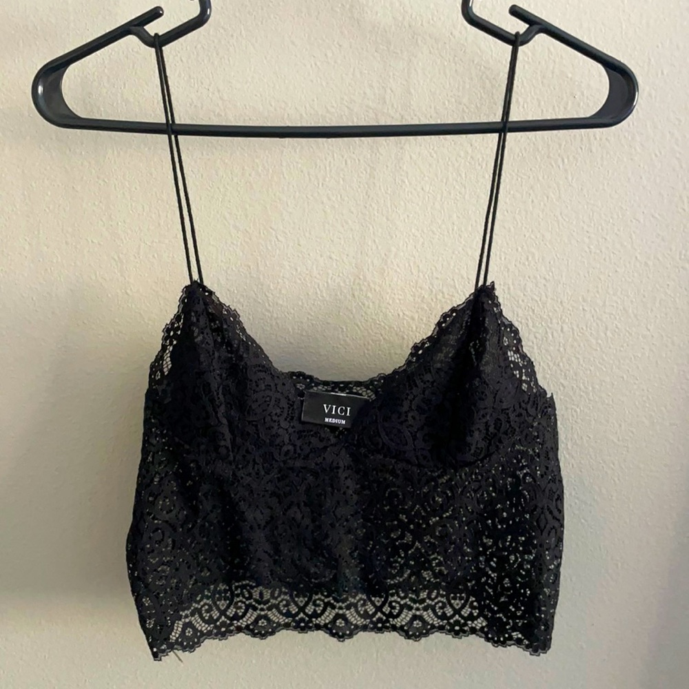 🛑SOLD🛑 Black Lace Bralette